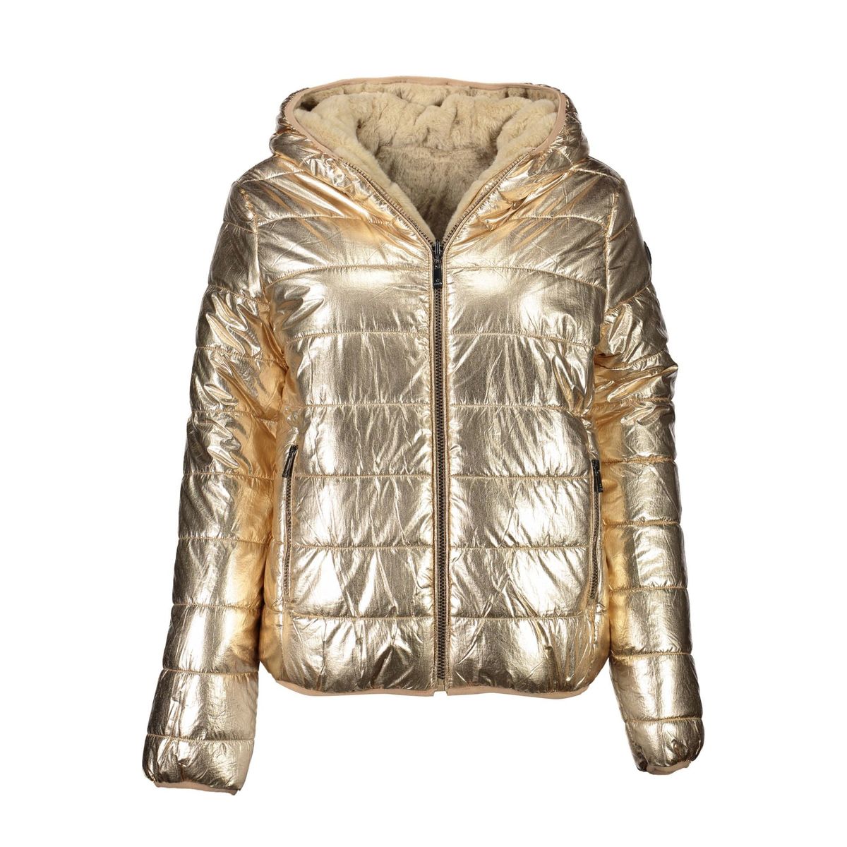 U.S. POLO ASSN. Gold Nylon Women Jacket