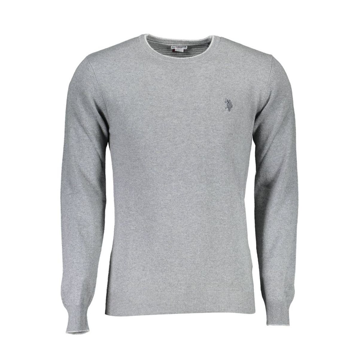 U.S. POLO ASSN. Gray Wool Men Sweater