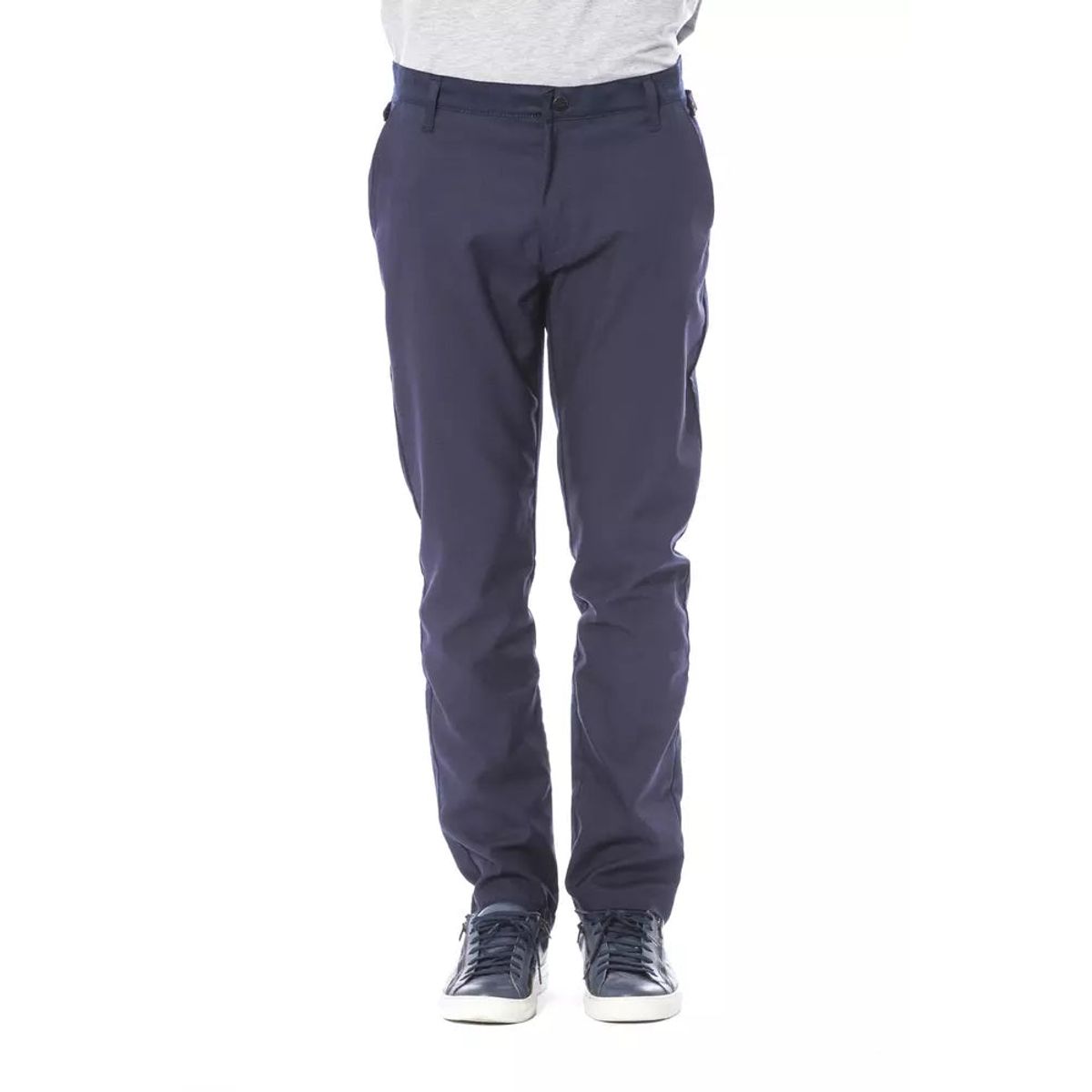 Verri Elegant Blue Classic Trousers