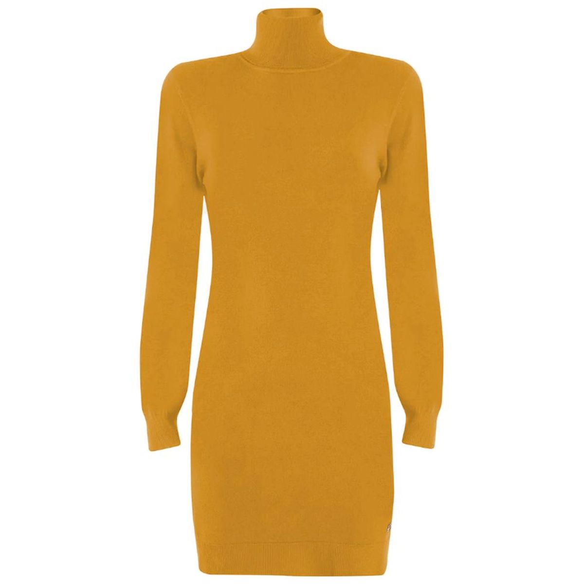 Yes Zee Yellow Viscose Dress