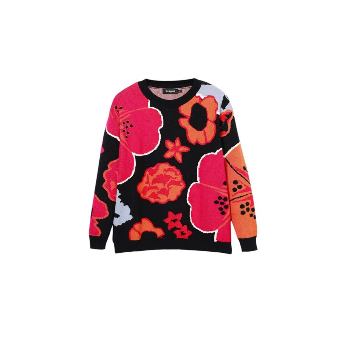 Desigual Black Viscose Sweater