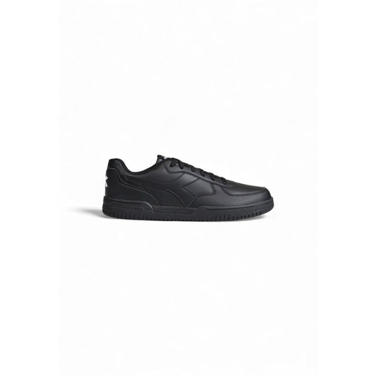 Diadora Black Synthetic Leather Sneakers