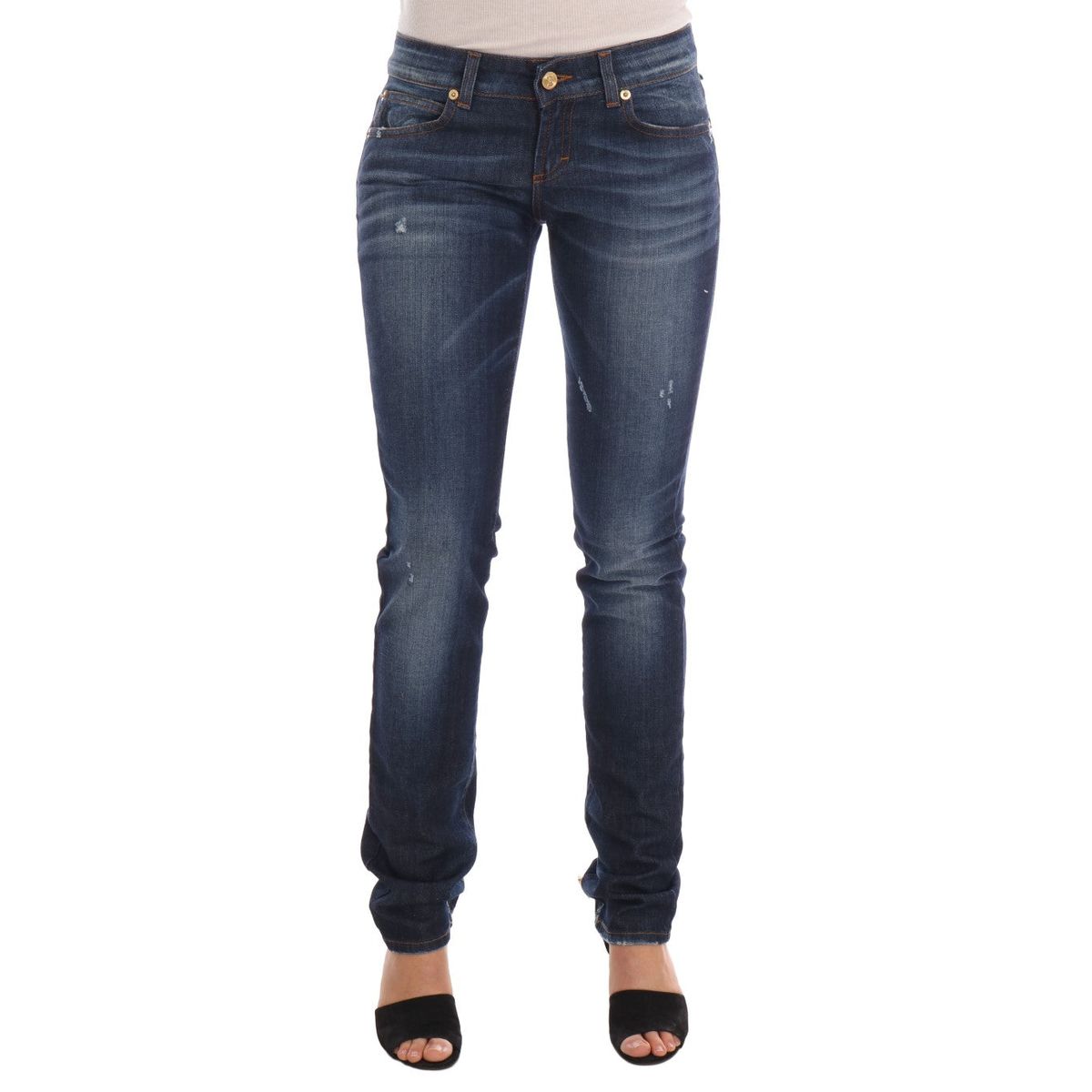 John Galliano Stylish Skinny Low Rise Denim Jeans