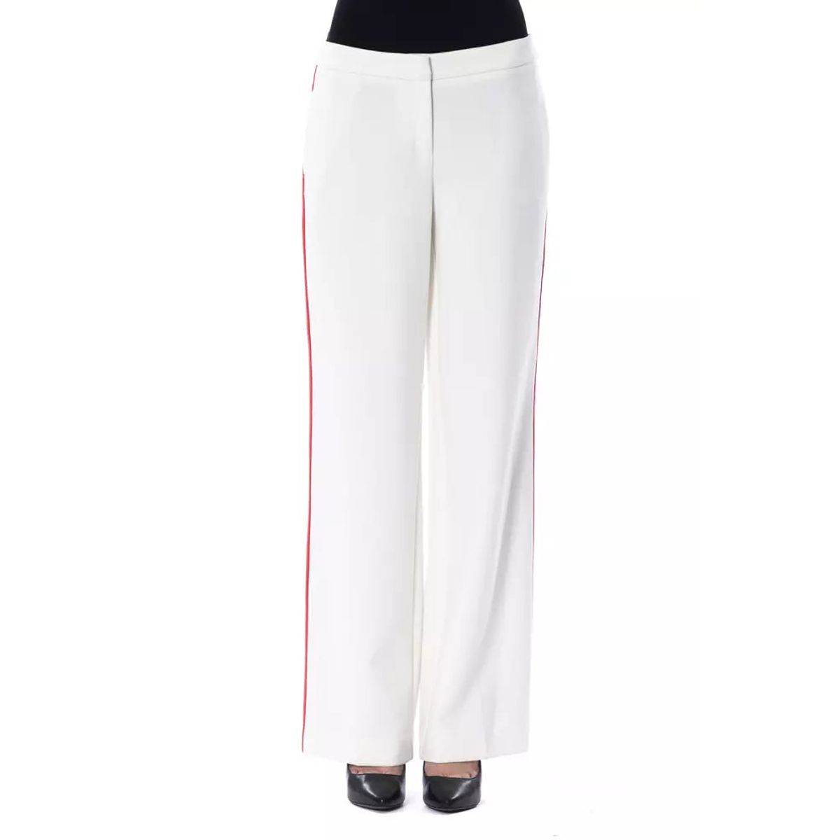 BYBLOS White Polyester Dame Pants