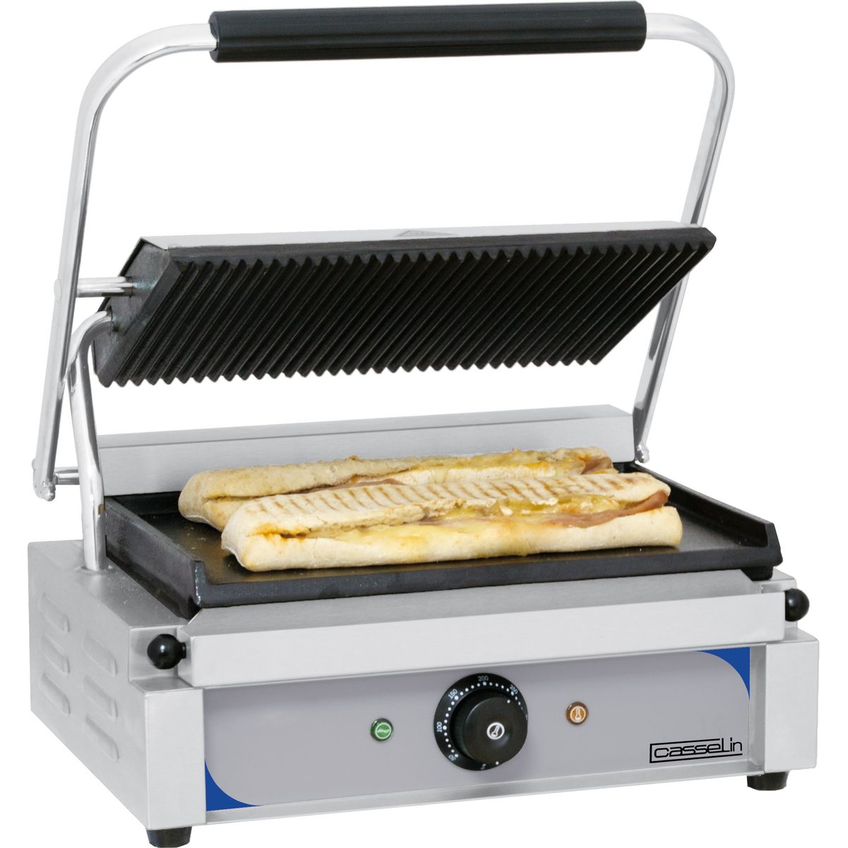 Kontaktgrill rillet - glatte plader