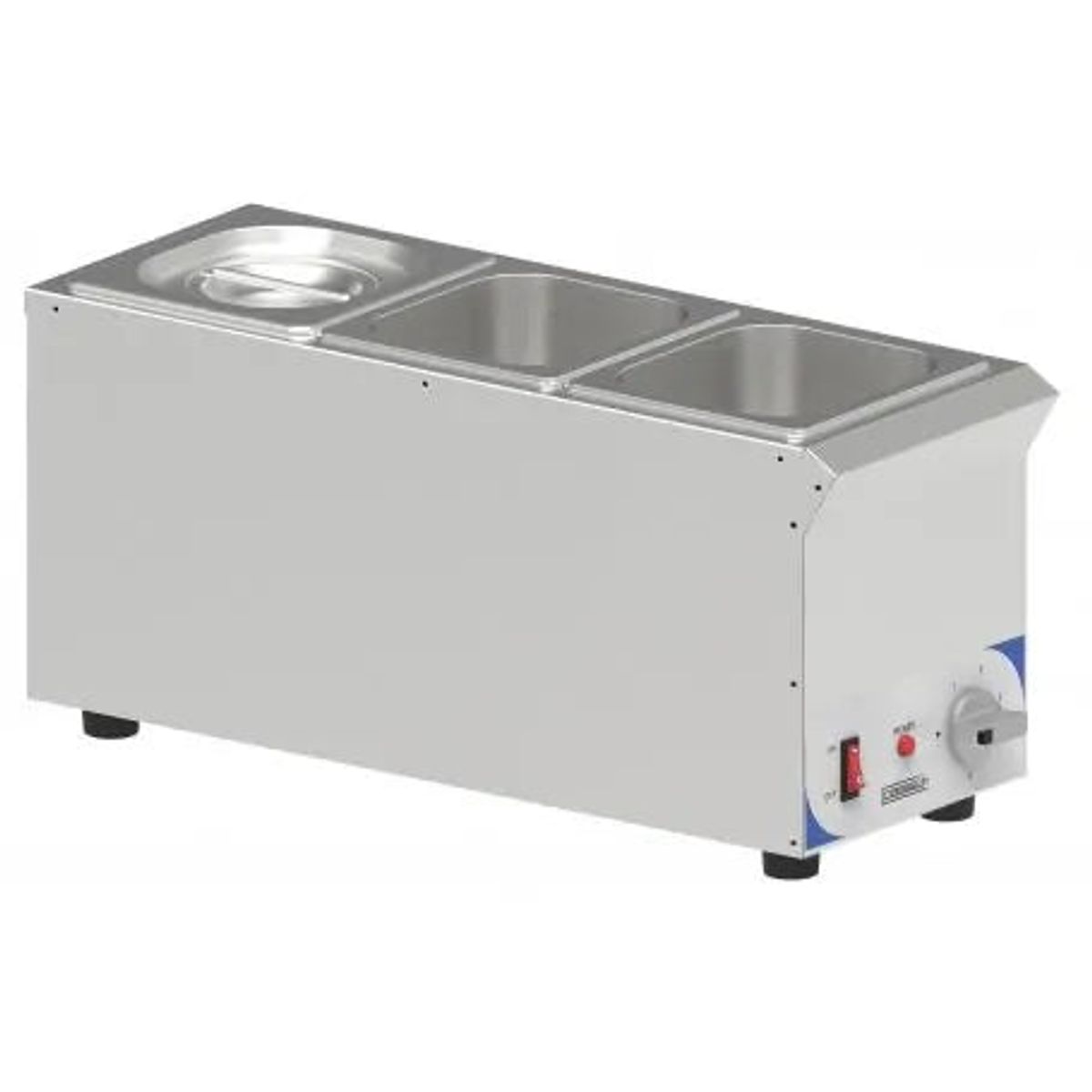 Bain-Marie til sauce 3 X GN 1/6 - Kompakt