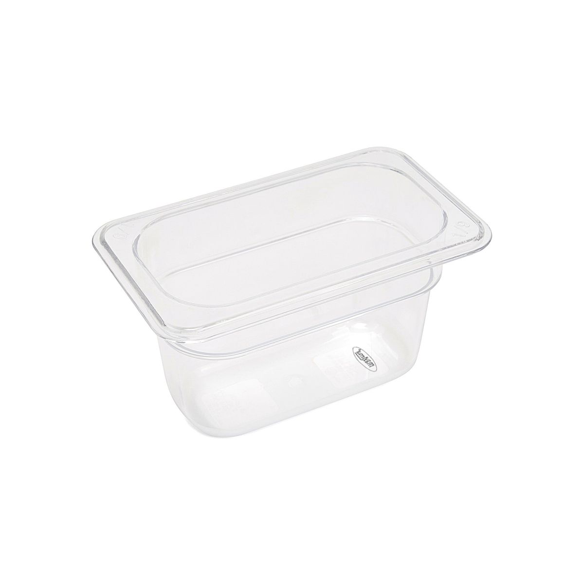 Gastronorm Beholder - 3 stk - 1/9 GN - 10cm Dyb - Polycarbonat