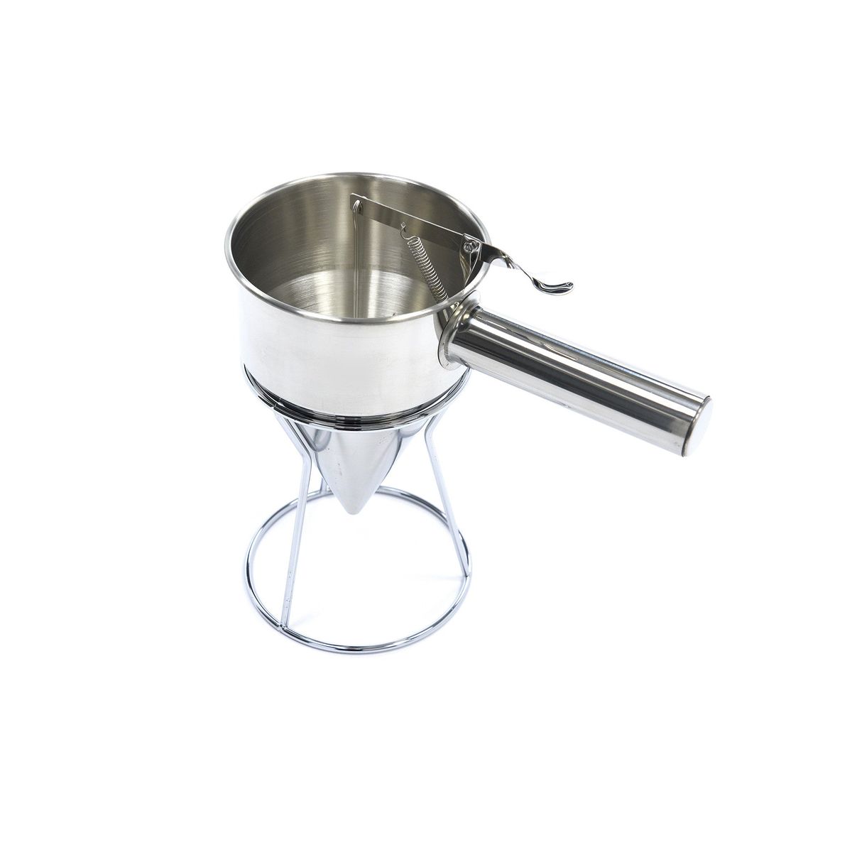 Batter Dispenser - 1,3L - Rustfrit stål - inkl. Doseringsknap