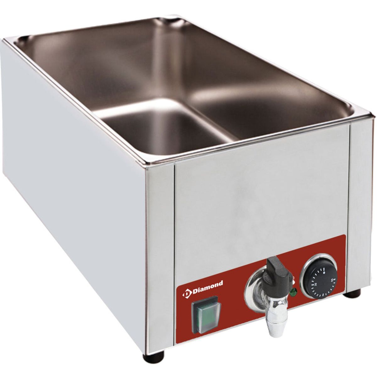 El-bord Bain-Marie GN 1/1 - 150 mm + hane