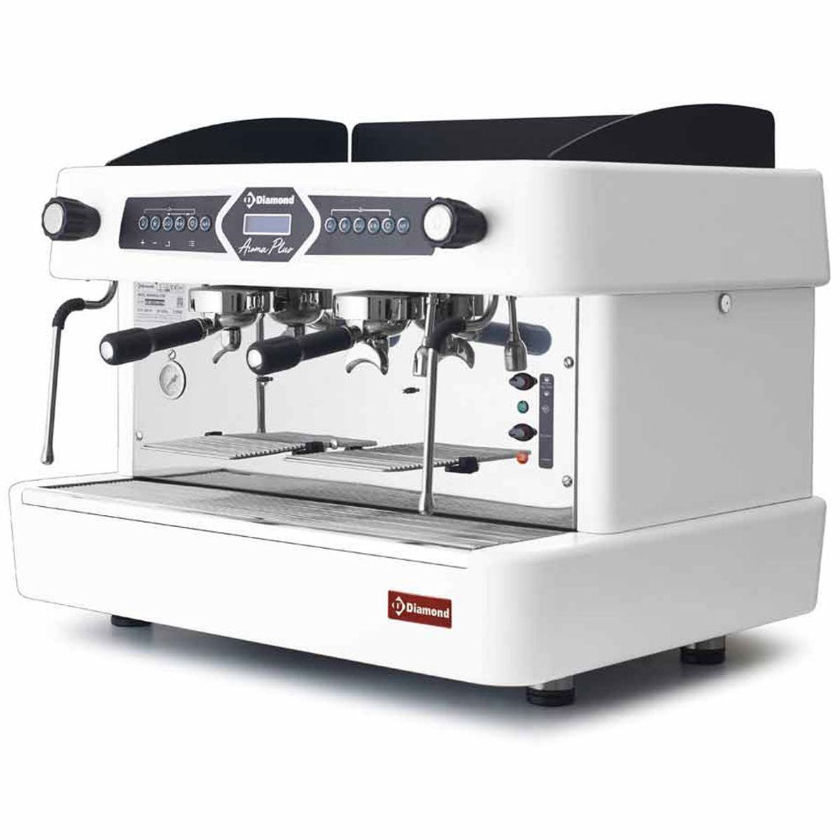 Kaffemaskine 2 grupper, automatisk (med display) - HVID