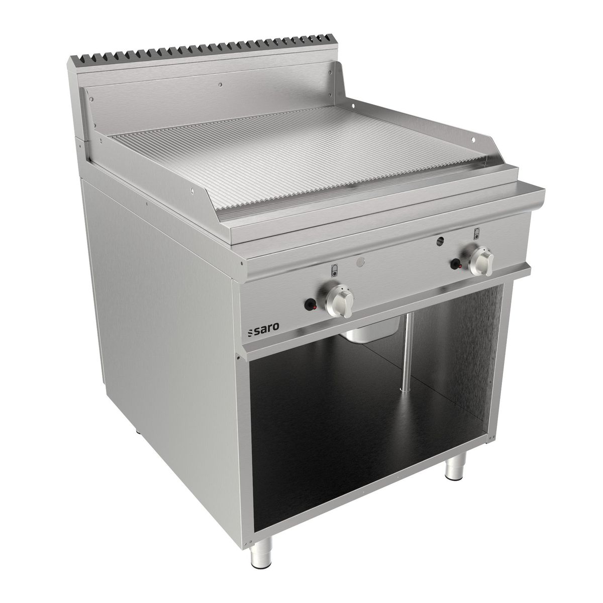 SARO Gas grillplade med underbord - model LQ / FTG4BAR