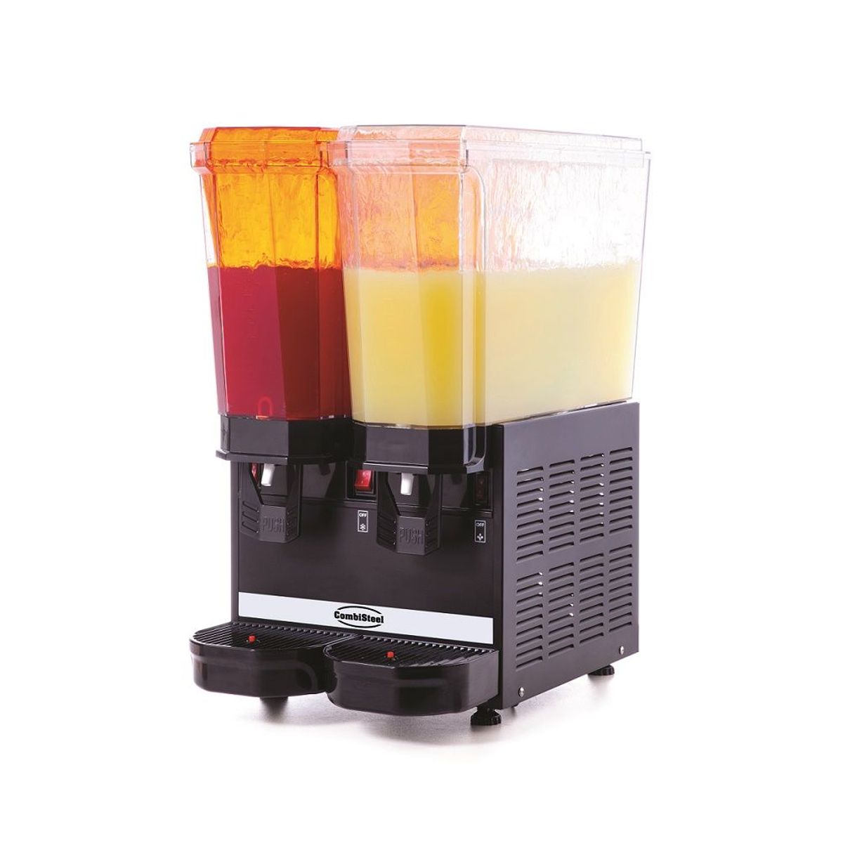 Juice / Drink dispenser 2 x 20 liter - Med køl