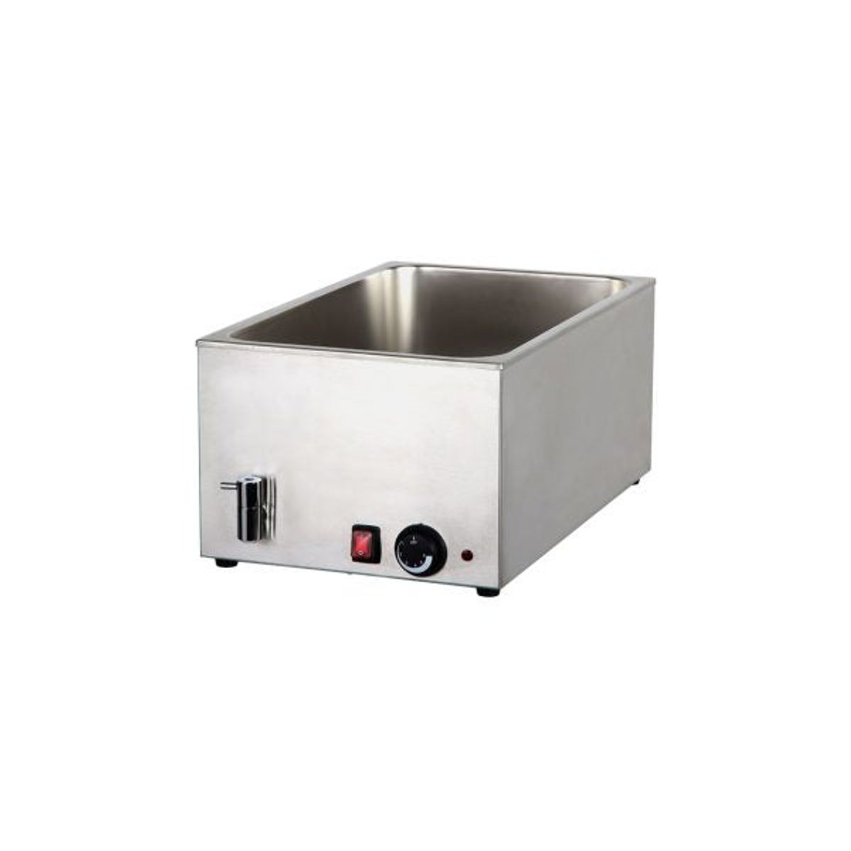 Bain Marie / Vandbad - GN 1/1 - 150 mm - m/afløbshane