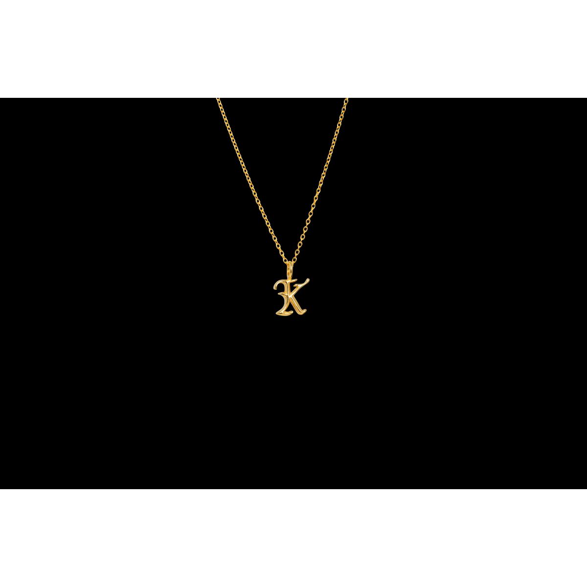 IX K Letter Charm