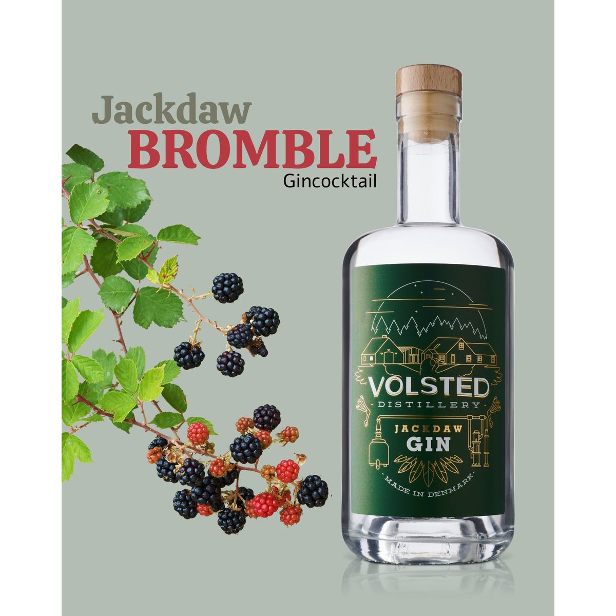 Jackdaw gin - BROMBLE cocktailpakke