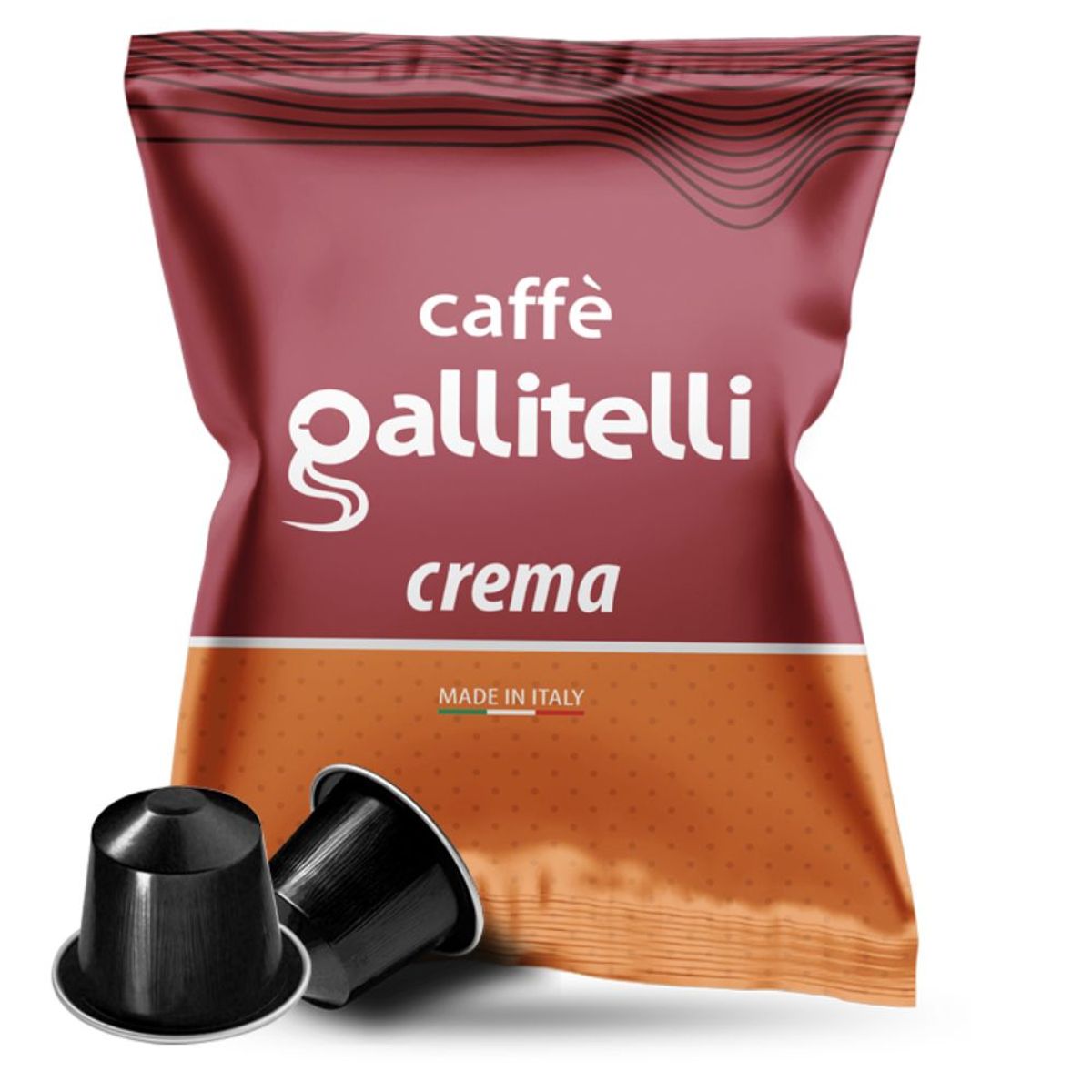 Gallitelli CaffÃ¨ Crema - Nespresso kompatible Kapsler - 30 stk.