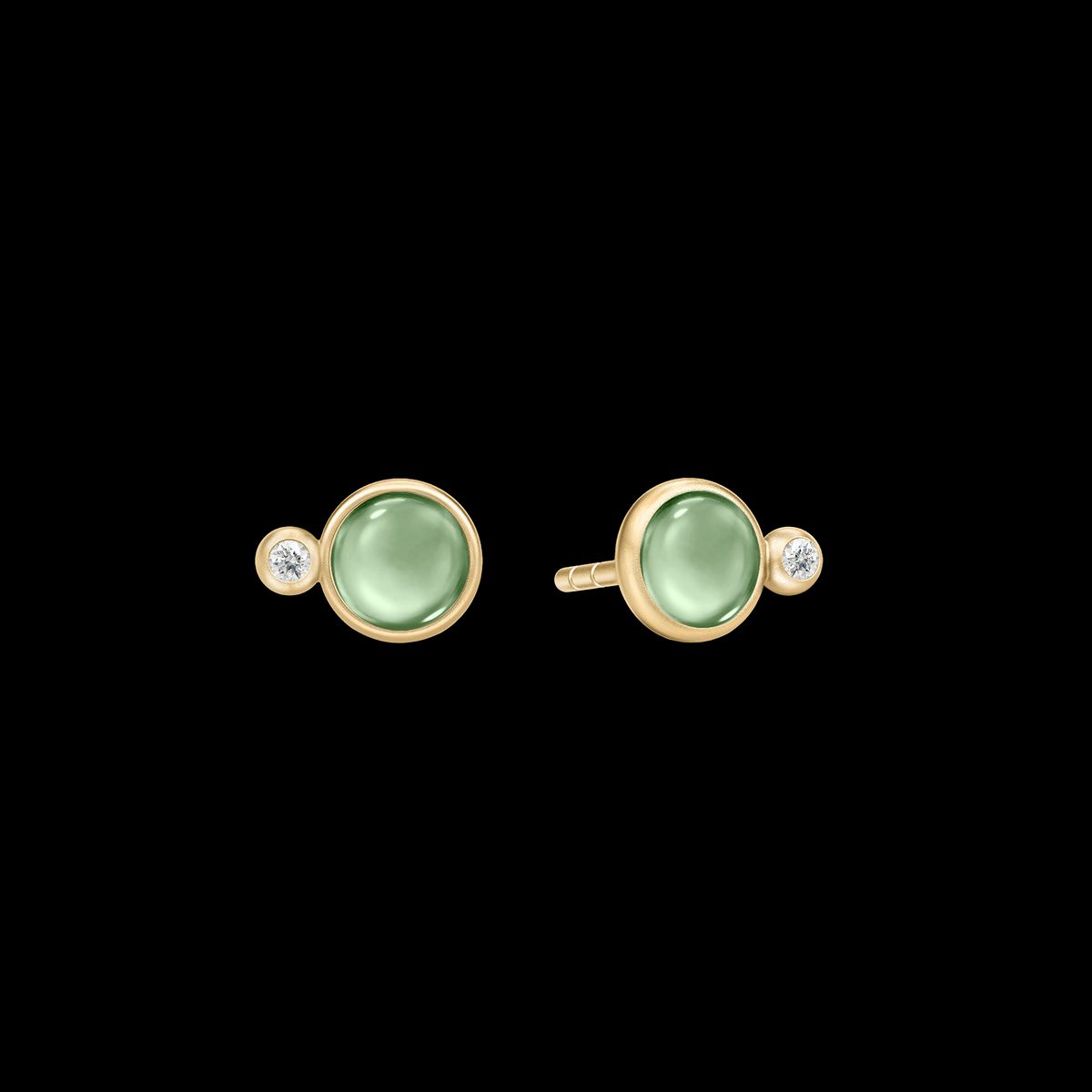 Prime Earstuds Green Amethyst