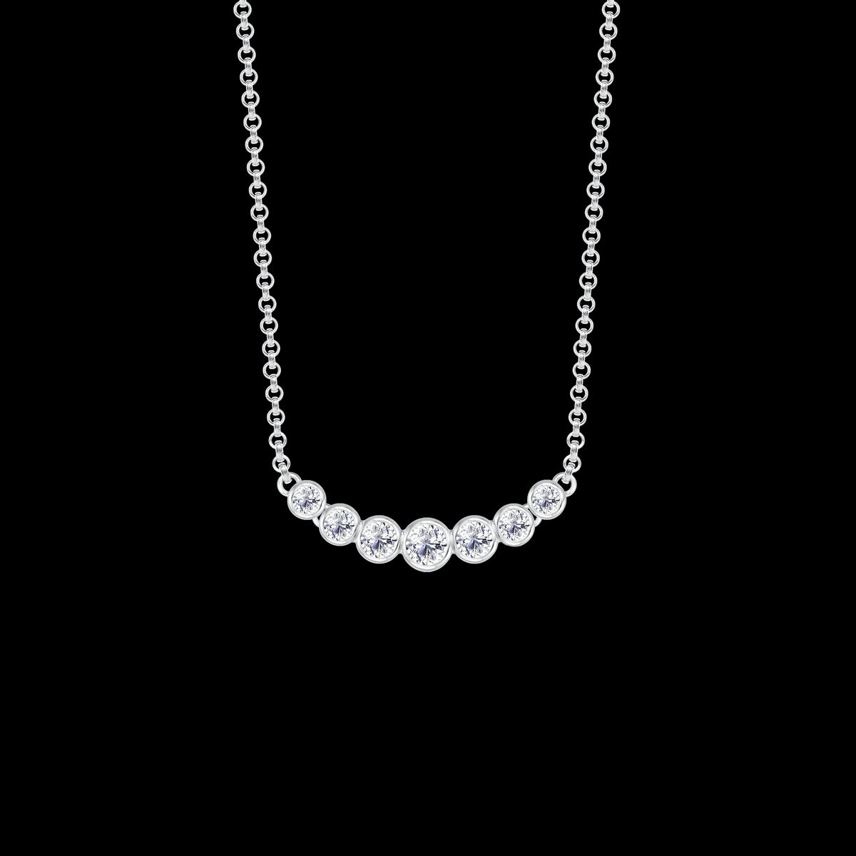 Lumen Necklace Top Wesselton Diamond