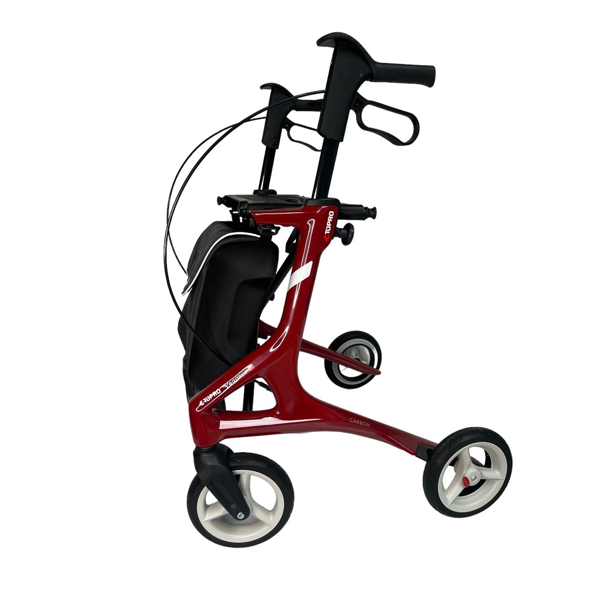 PEGASUS Kulfiber rollator- Ultra let, luksuriøs & skandinavisk design. Vejer kun 6,6 kg