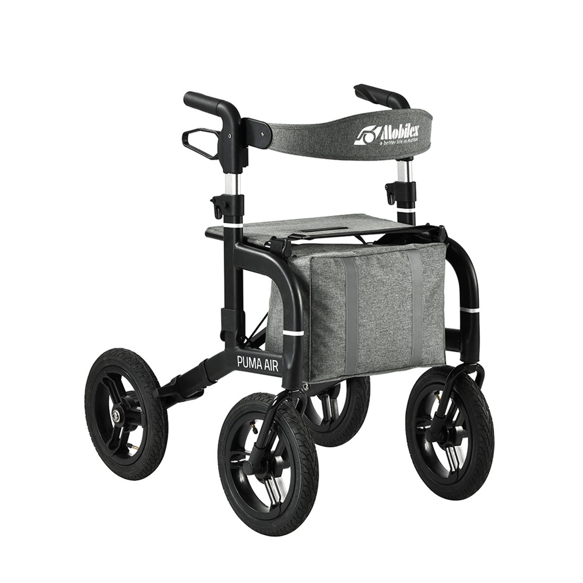 OFFROAD Puma Air Rollator - Solid, smart & stabil . 9,8 kg