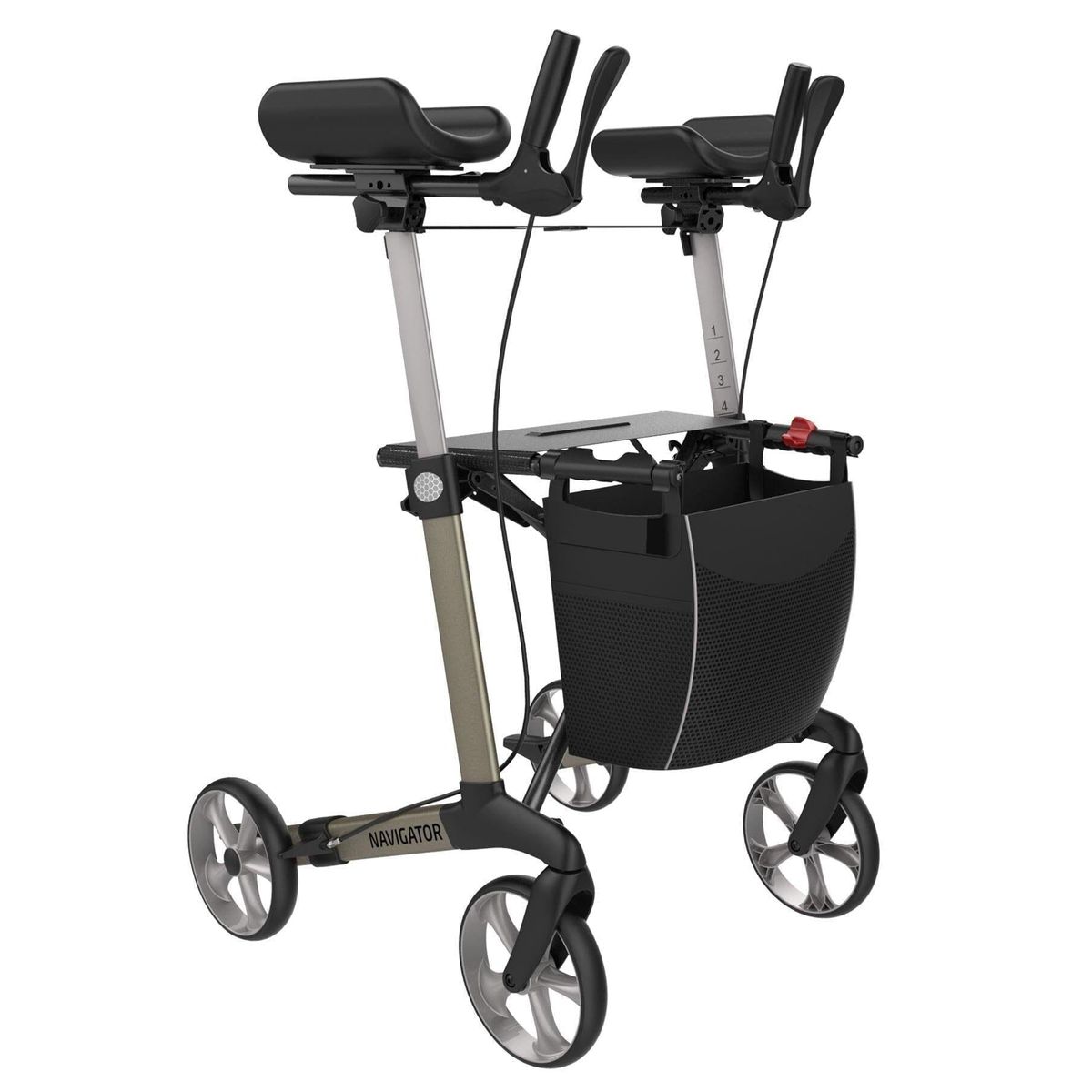 NAVIGATOR rollator med armstøtte - super lækker indendørs model