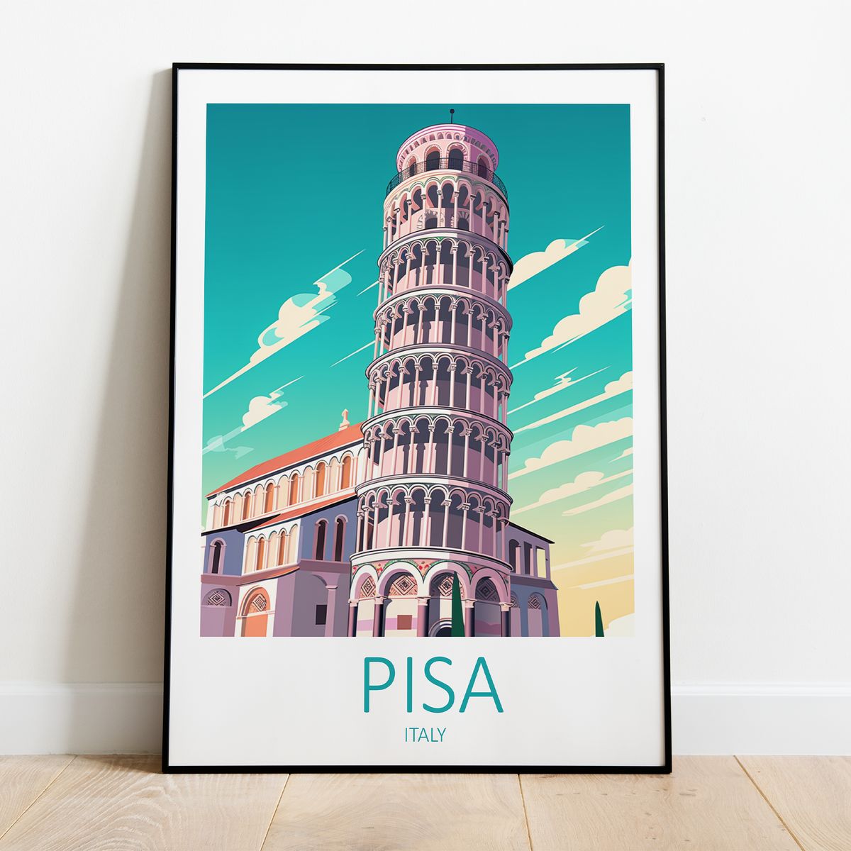 Leaning Tower Of Pisa - plakat