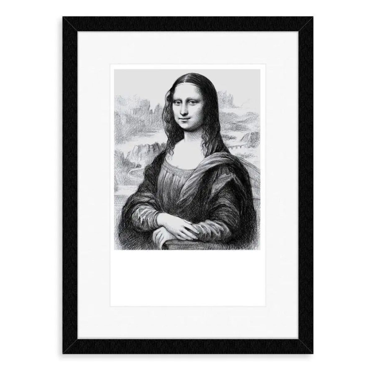 Mona Lisa - Portræt Plakat