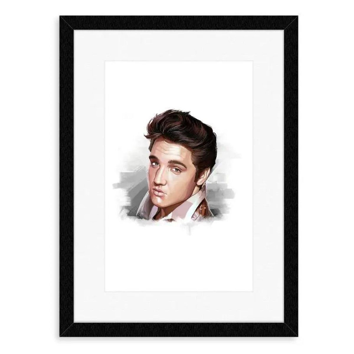 Elvis Presley - Karikatur Plakat