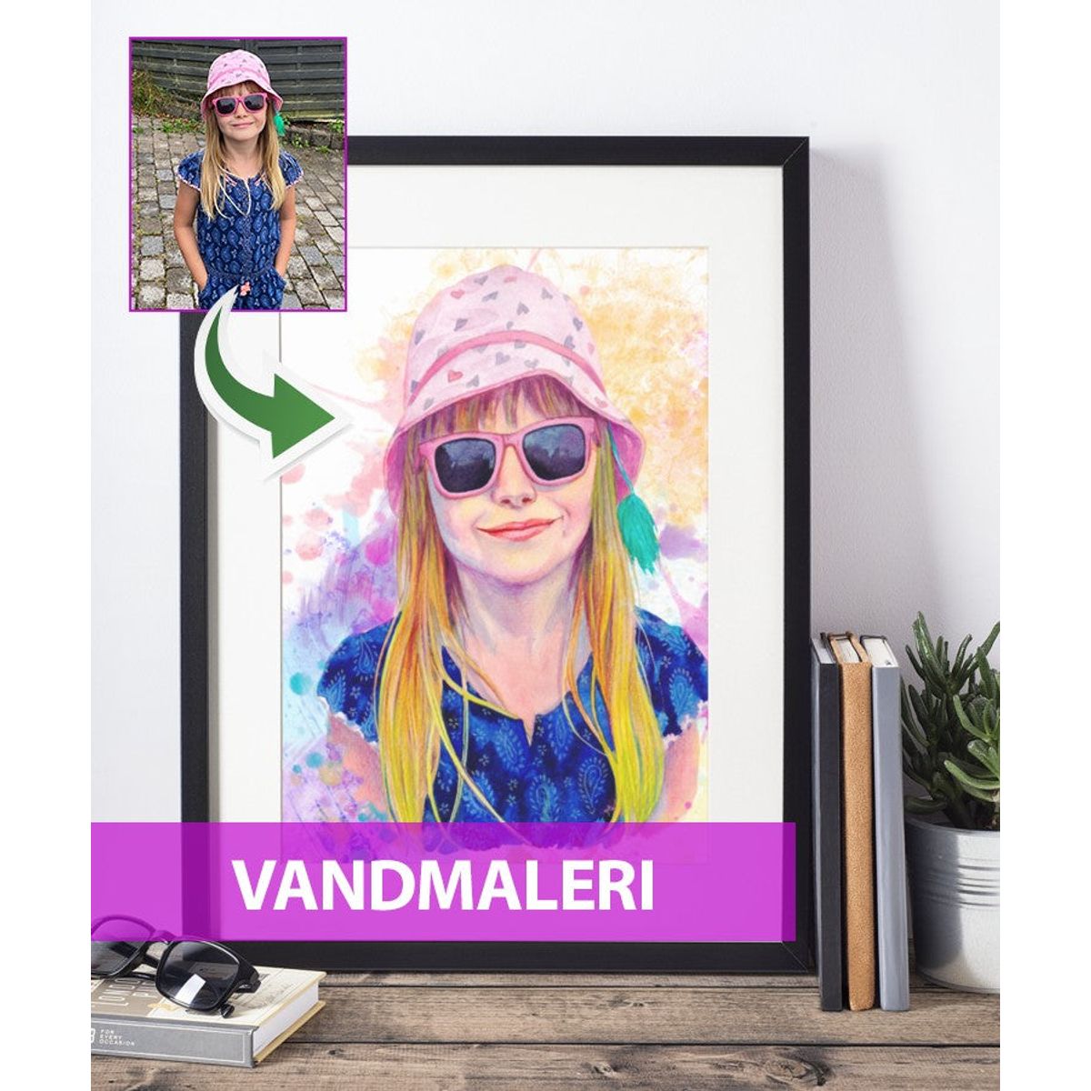 Vandmaleri - maleri efter dine fotos