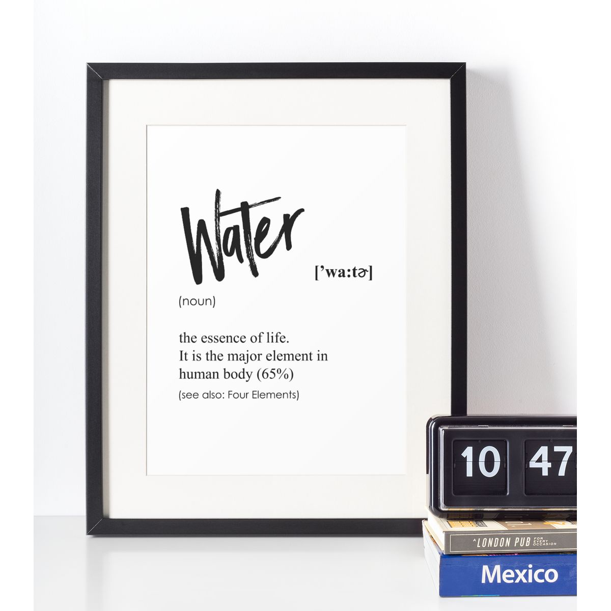 Water definition plakat