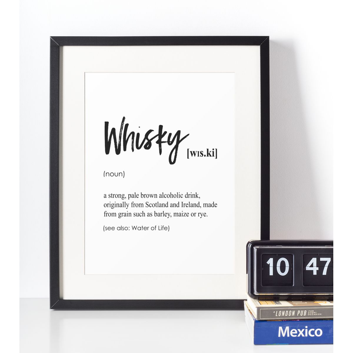 Whisky definition plakat