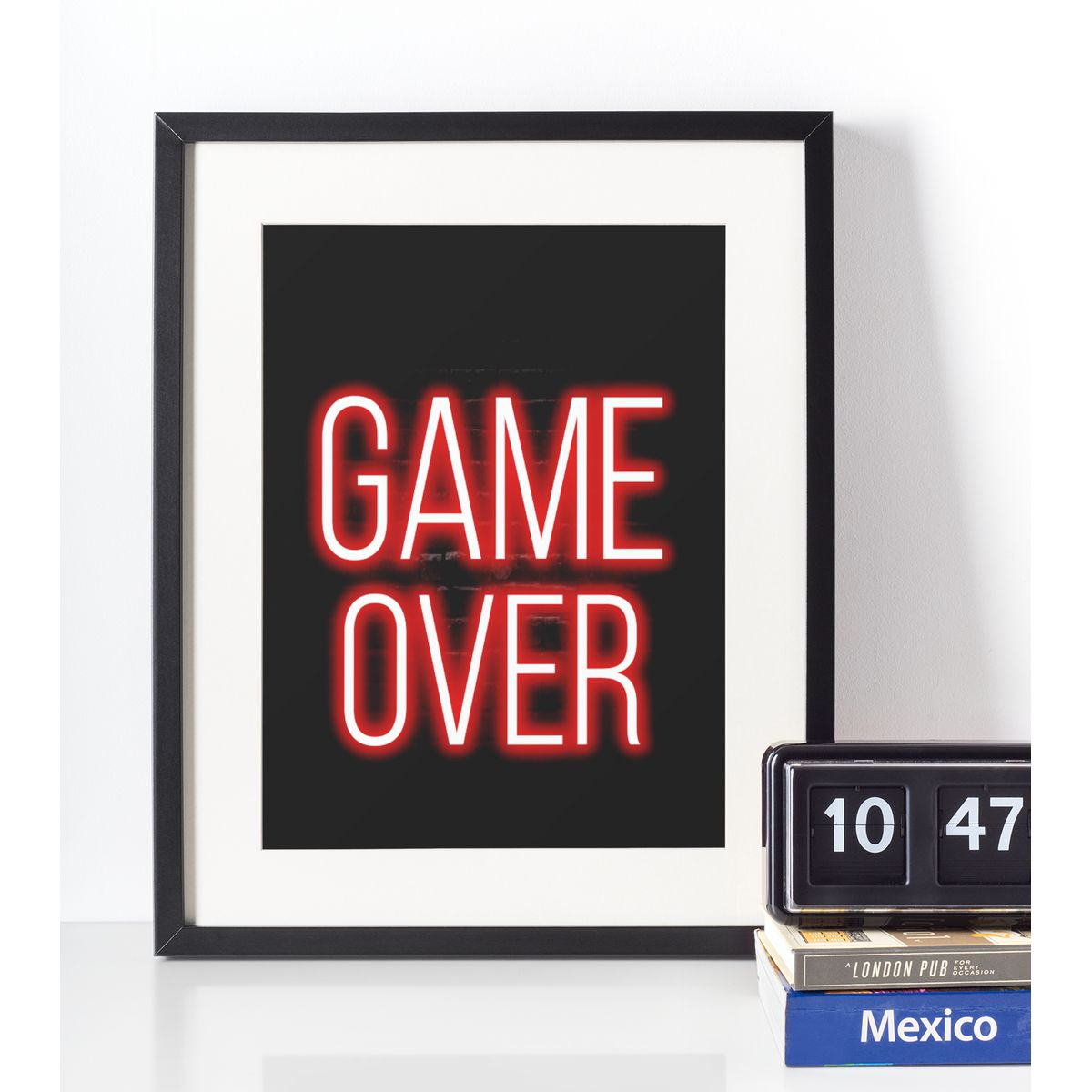 Neon Plakat - Game Over