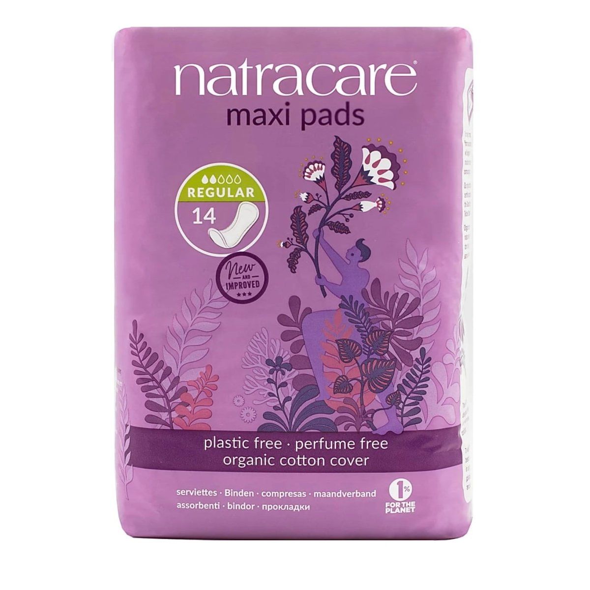 Natracare maxi bind Normal, 14 stk. - Natracare - Intimate care - Buump