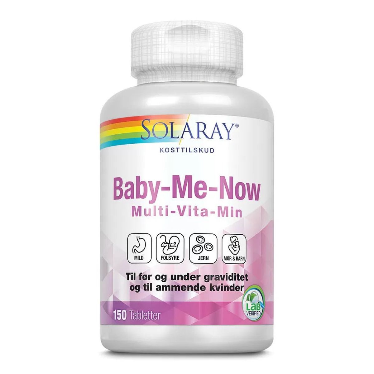 Solaray Baby - Me - Now multivitamin, 150 tabletter - Solaray - Vitamins - Buump