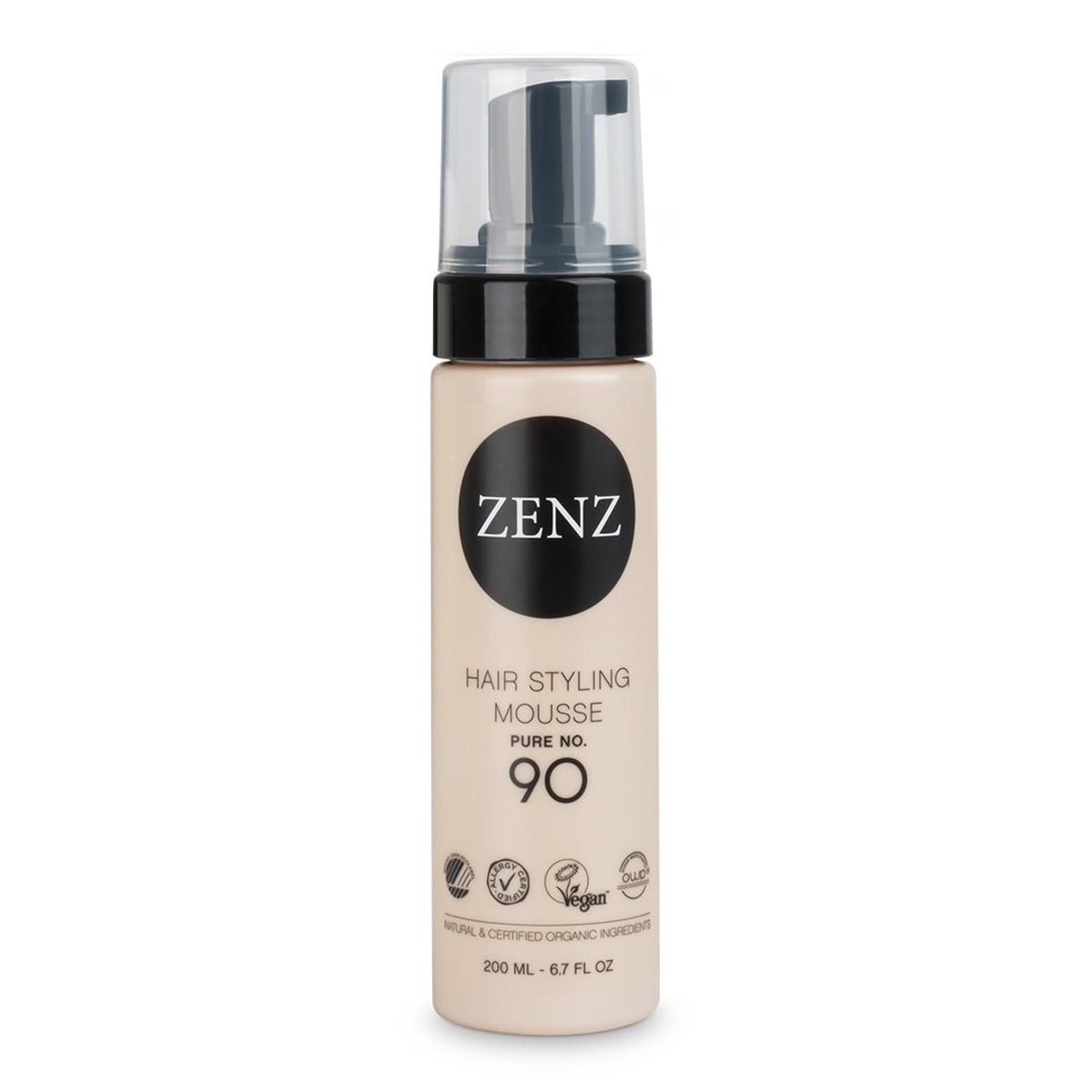 Zenz Hair Styling Mousse Pure No. 90, 200 ml - Zenz - Haircare - Buump