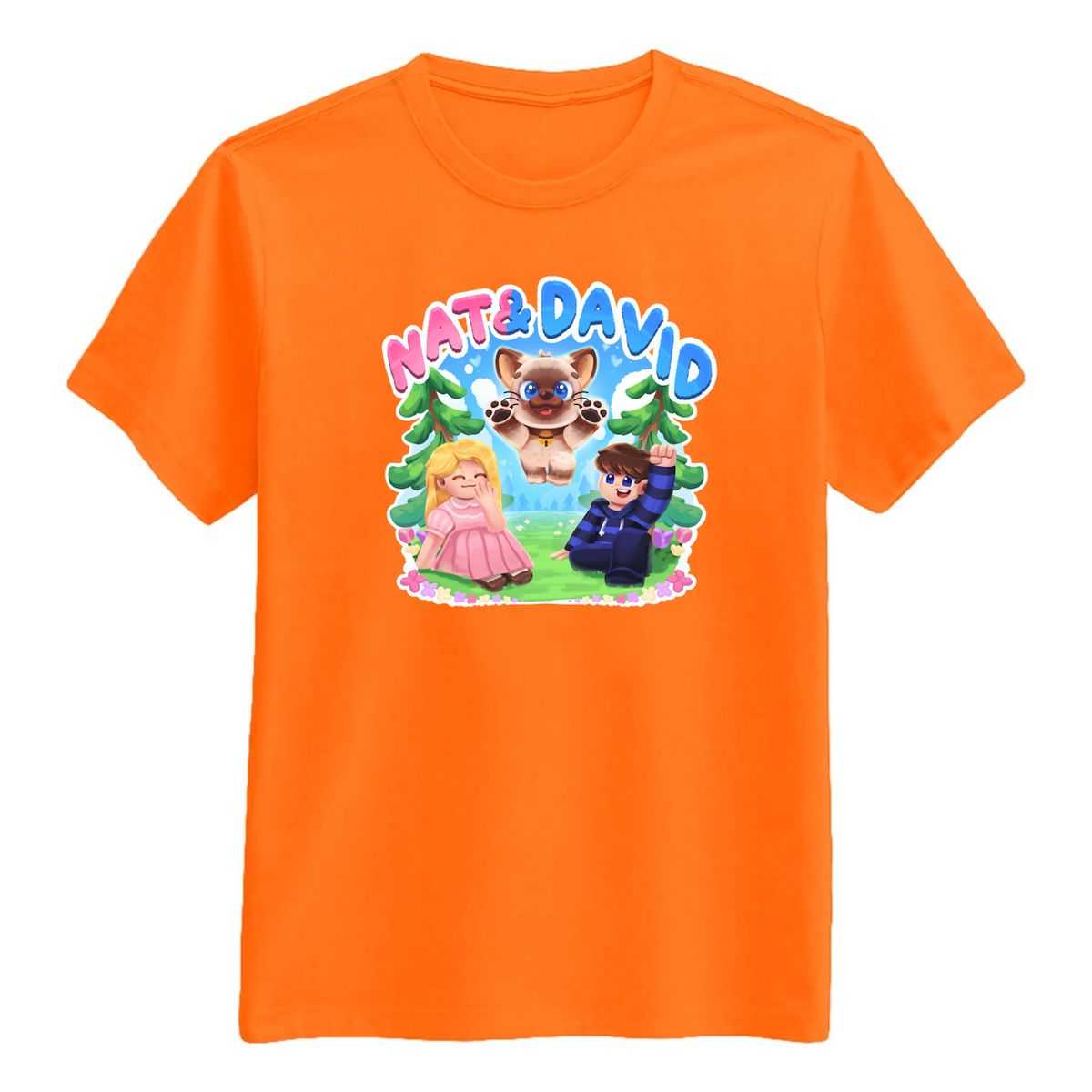 Nat&David Olaf Tee - Orange | Large