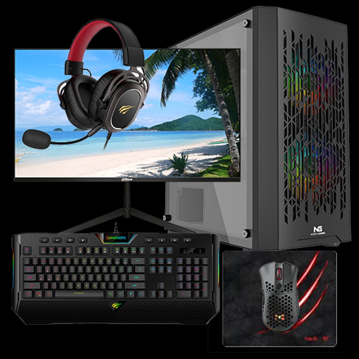 Ultimativ Wither - Perfekt Begynder Gaming Computer (Bundle)