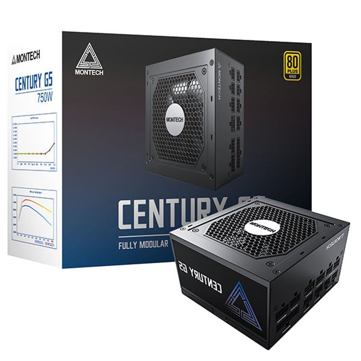 Montech CENTURY GOLD G5 750W, ATX 3.0