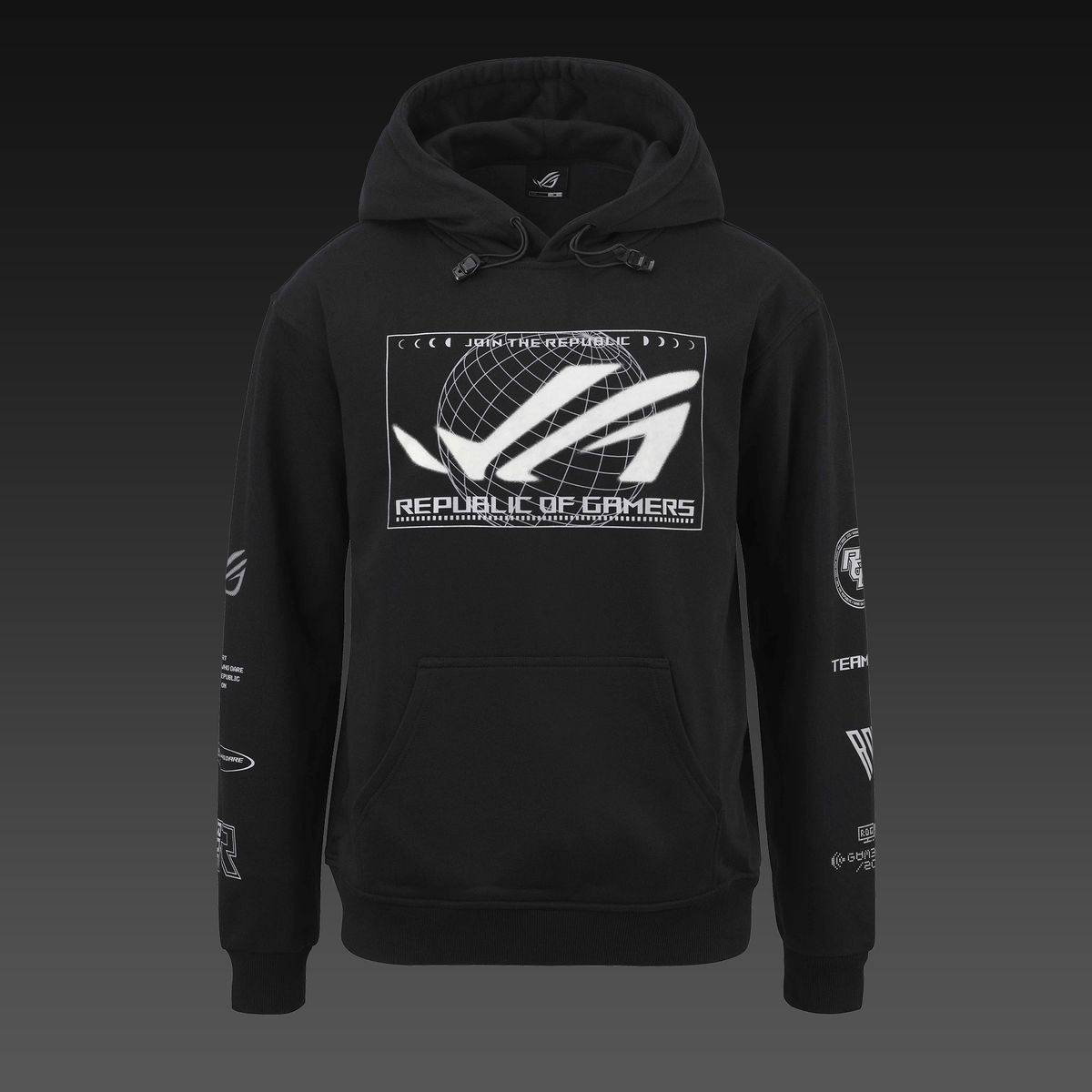 ASUS ROG COSMIC LIT HOODIE - Regular Fit - Sort | XL