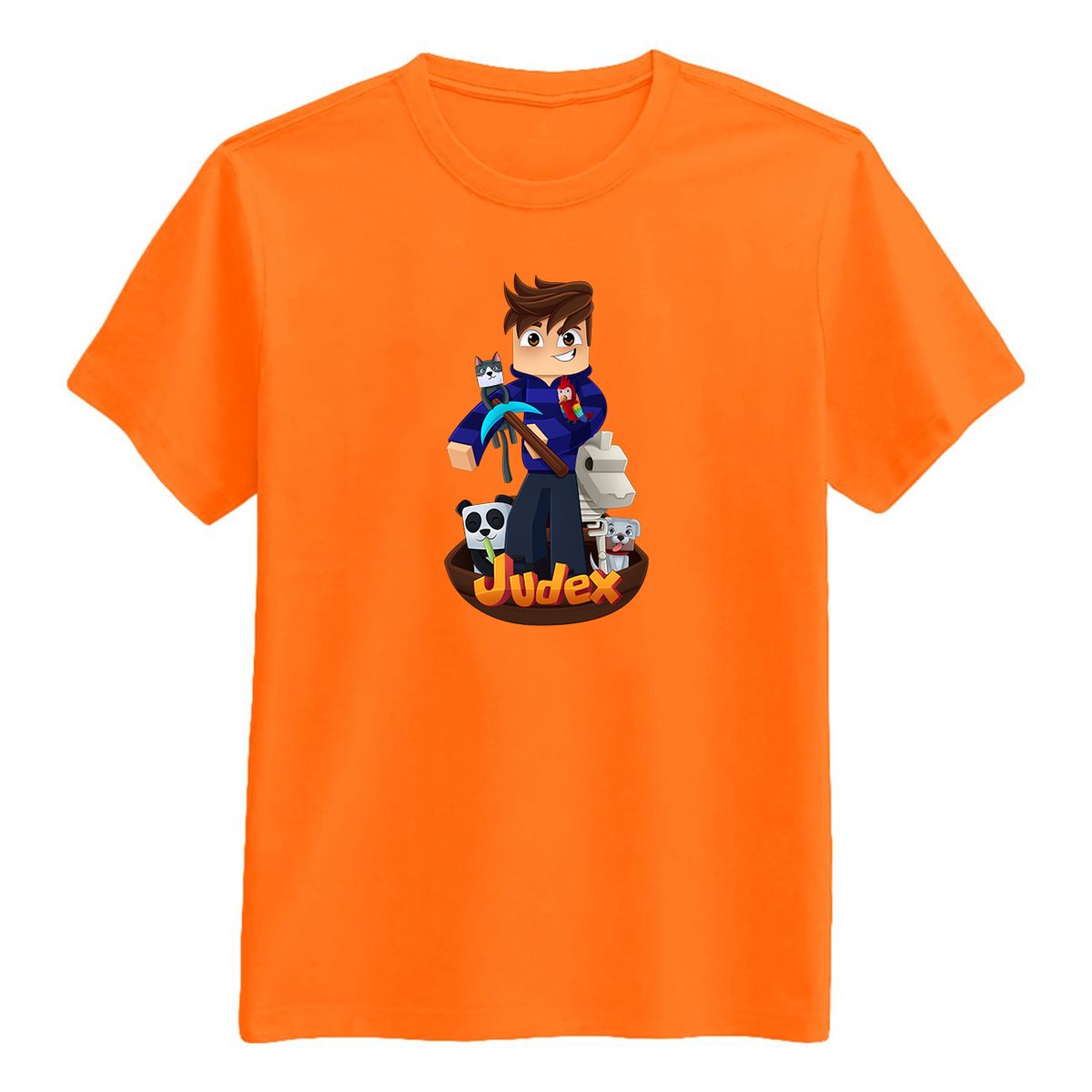 Judex Dyrenes Konge Tee - Orange | S