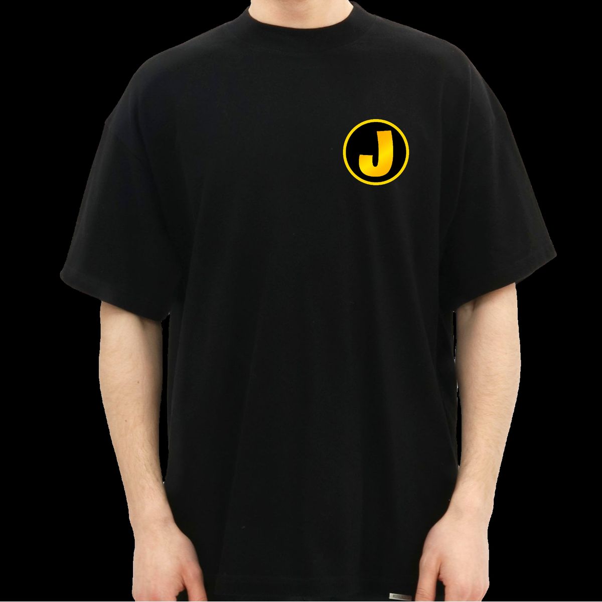 GoldenJ Logo Tee - Sort | Large