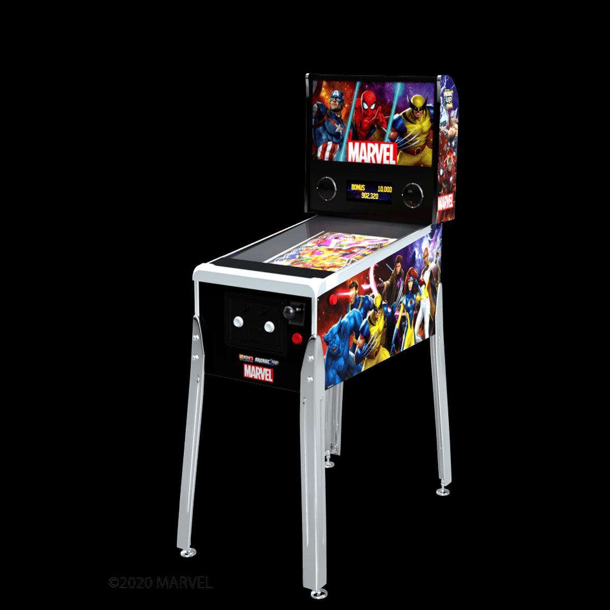 ARCADE 1 Up Marvel Virtual Pinball Machine