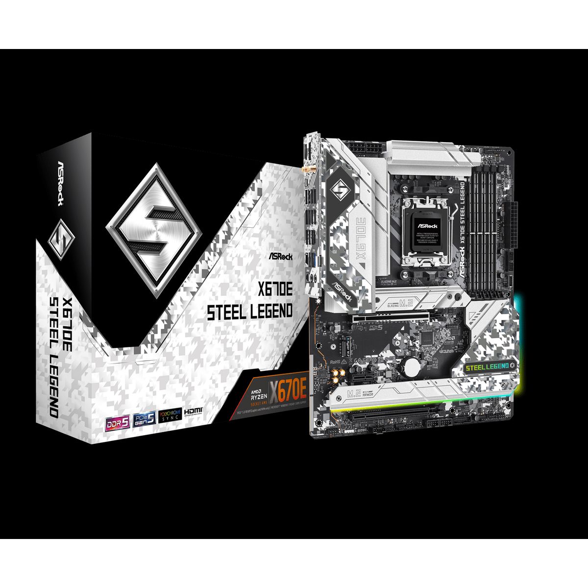 ASRock X670E STEEL LEGEND - Bundkort