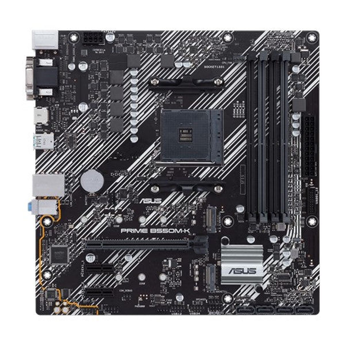 ASUS PRIME B550M-K (mATX, B550, AM4) - Bundkort