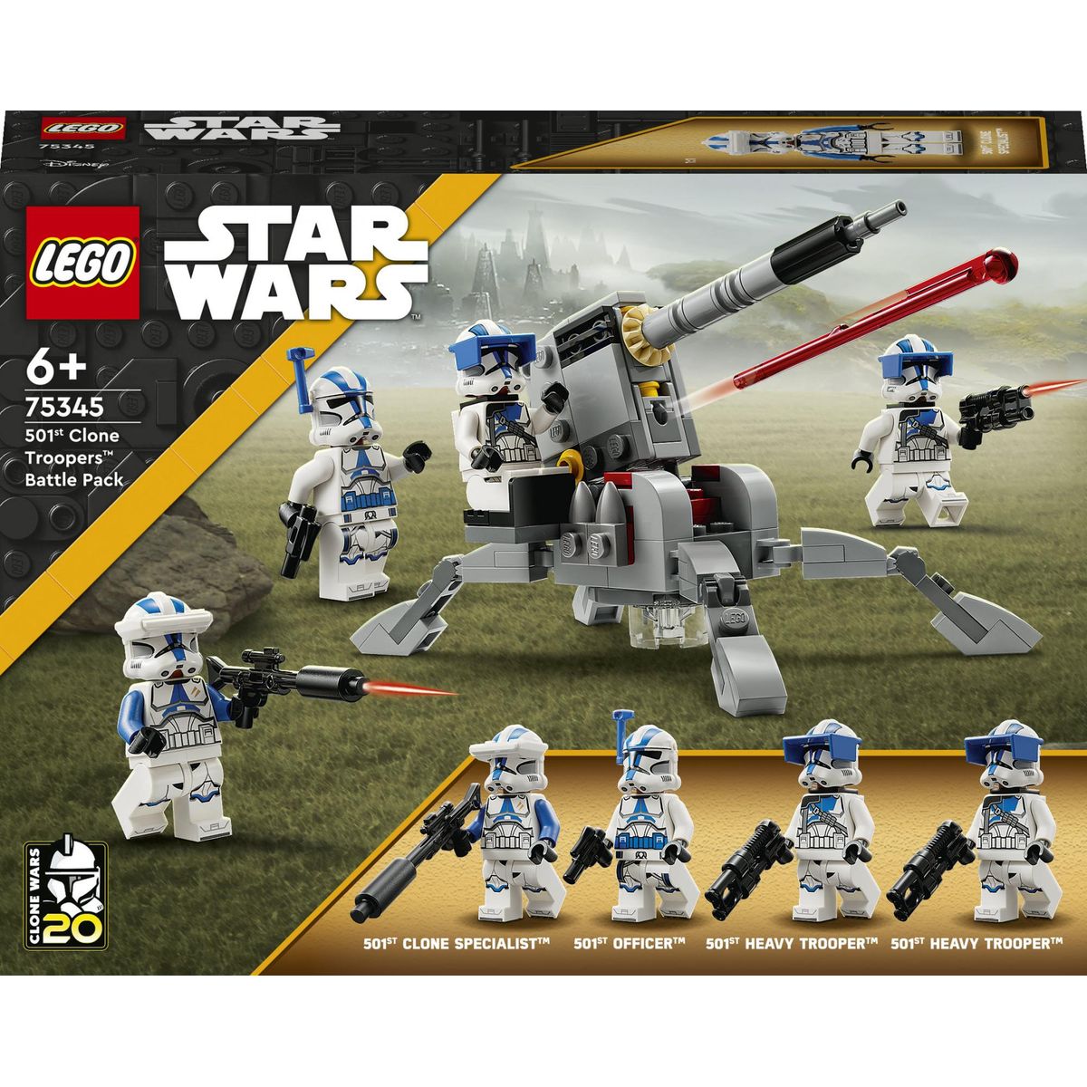 LEGO Star Wars - 501st Clone Troopersâ¢ Battle Pack 75345