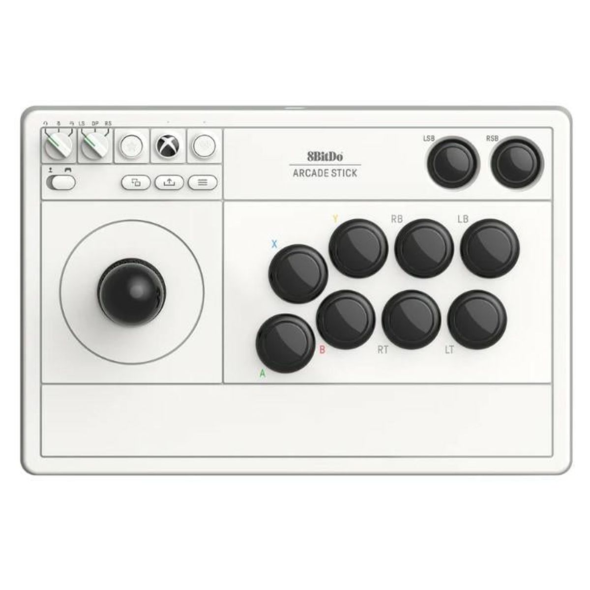 8BitDo Arcade Stick Xbox & PC - Hvid