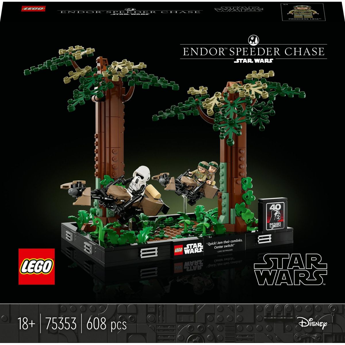 LEGO Star Wars - Endorâ¢ Speeder Chase Diorama (75353)