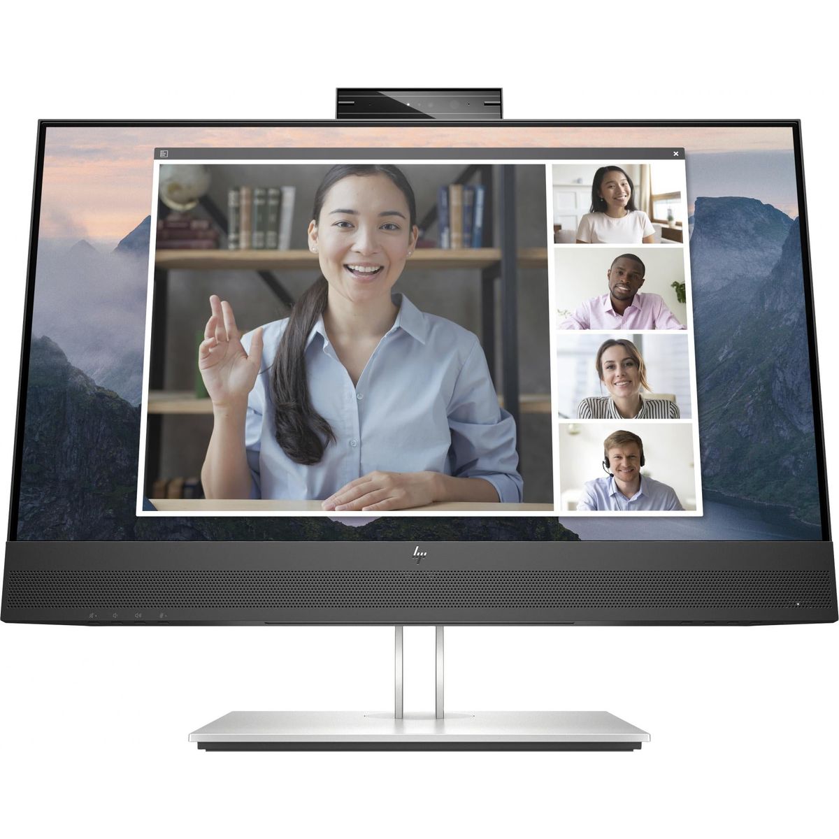 HP E24mv G4 Conferencing Monitor 23.8 1920 x 1080 (Full HD) VGA (HD-15) HDMI DisplayPort 60Hz Pivot Skærm