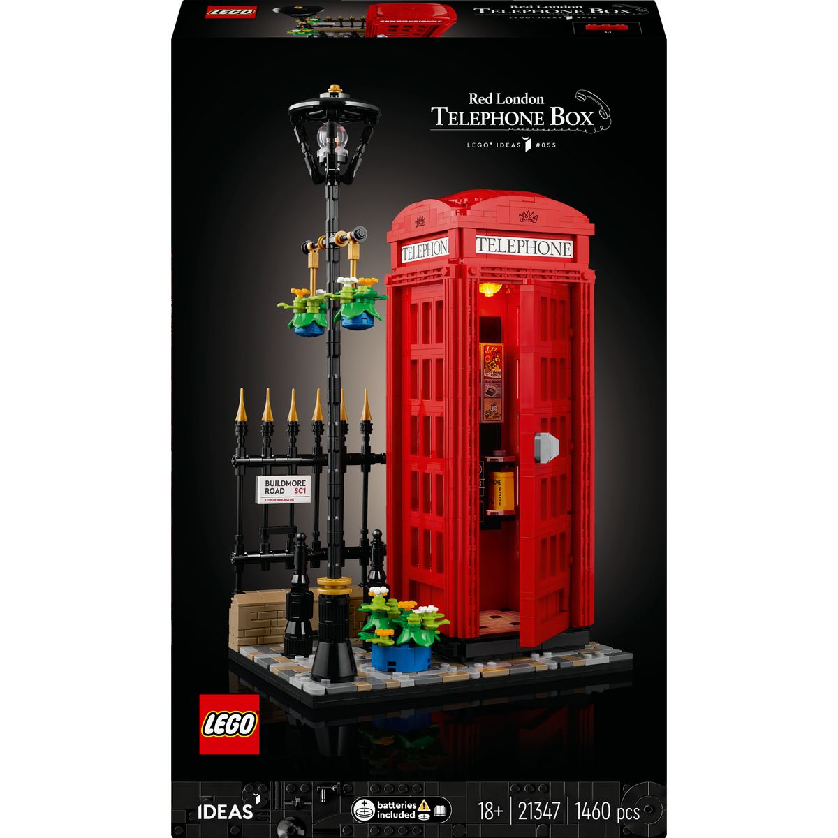 LEGO 21347 Ideas Rød London Telefonboks