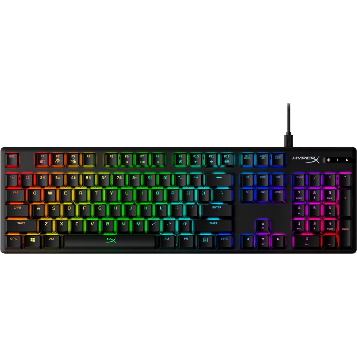 HyperX Alloy Origins Tastatur Mekanisk RGB/16,7 millioner farver Kabling USA